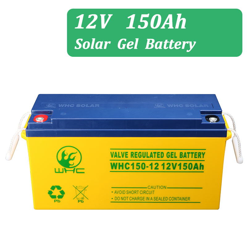 12V 150Ah Deep Cycle Solar Gel Battery For Home Backup System