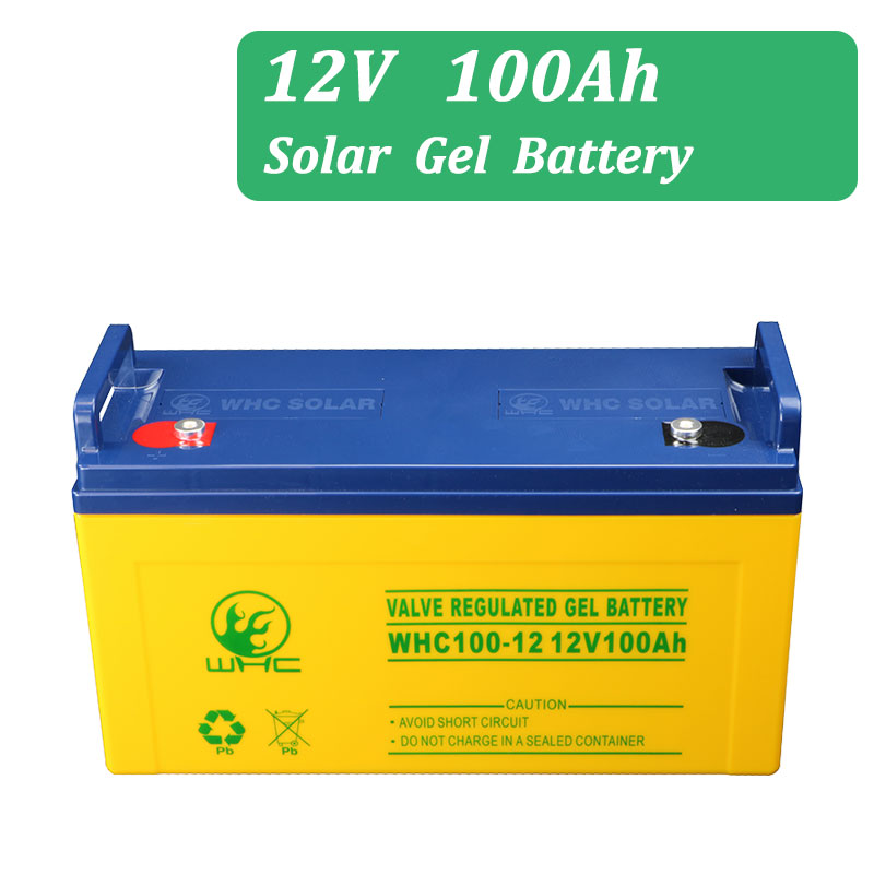 12V 100Ah Deep Cycle Solar Energy Power Lead Acid Gel Battery with CE