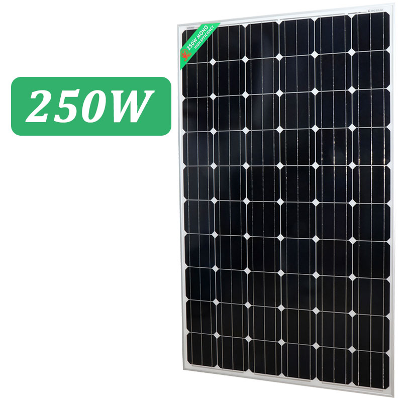 250W solar panels for home