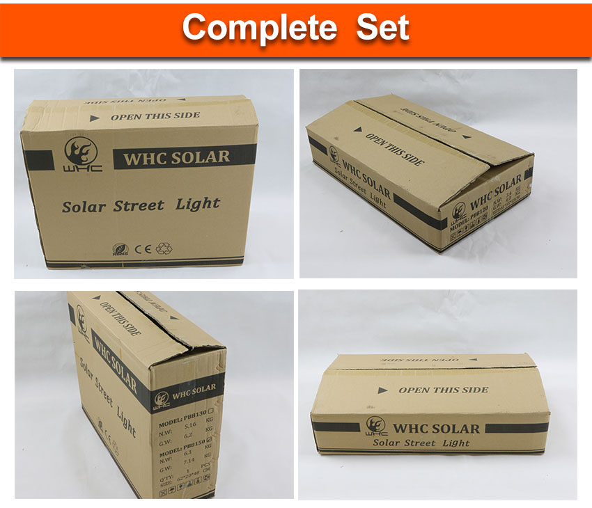 50W All In One Outdoor DC Solar Led Street Light packing method 50W All In One Outdoor DC Solar Led Street Light packing method