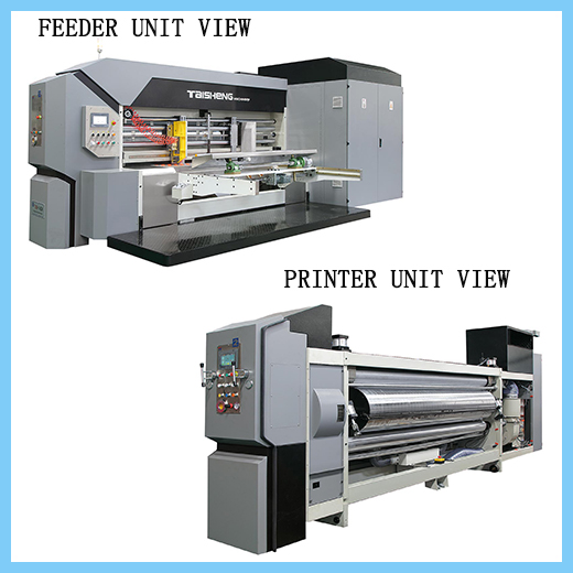 Corrugated box making machine Corrugated box making machine