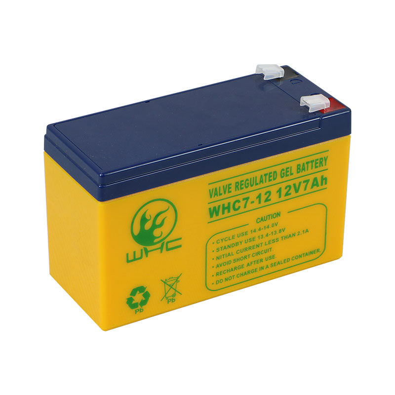 12V 7Ah UPS Electricity Power Charge Lead Acid Gel Battery Storage logo print