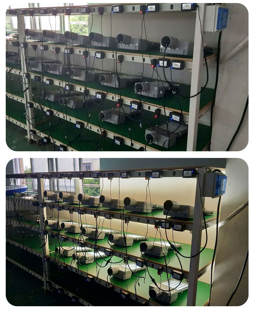 50W All In One Outdoor DC Solar Led Street Light factory test