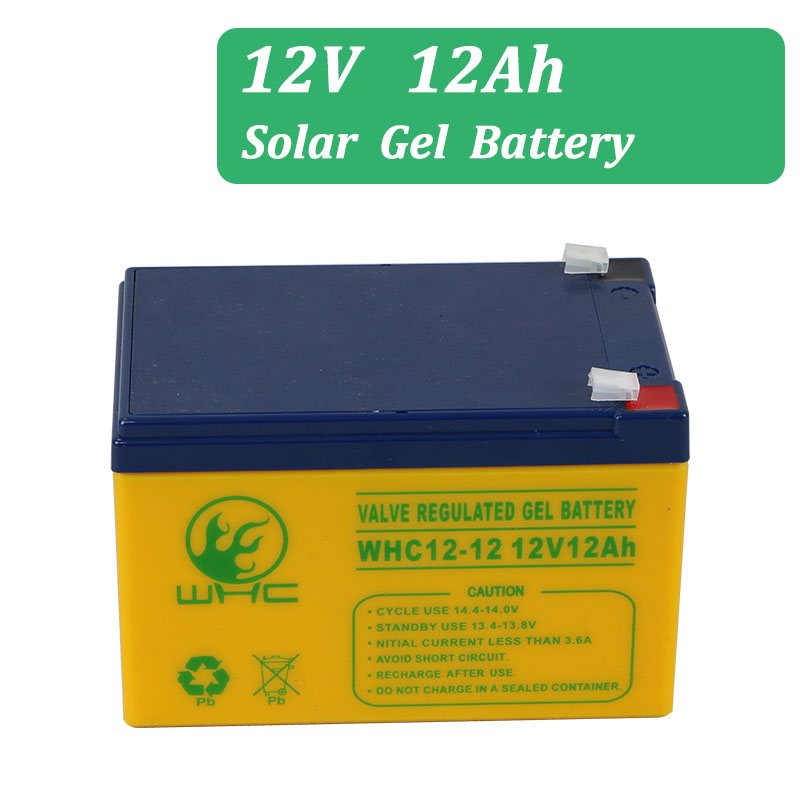 12V 12Ah Rechargeable Deep Cycle Lead Acid Gel Battery ce certification