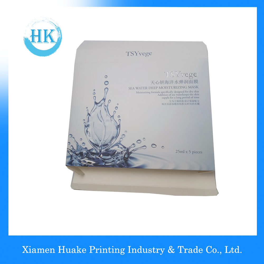 White Card Paper Foldable Face Mask Paper Box White Card Paper Foldable Face Mask Paper Box