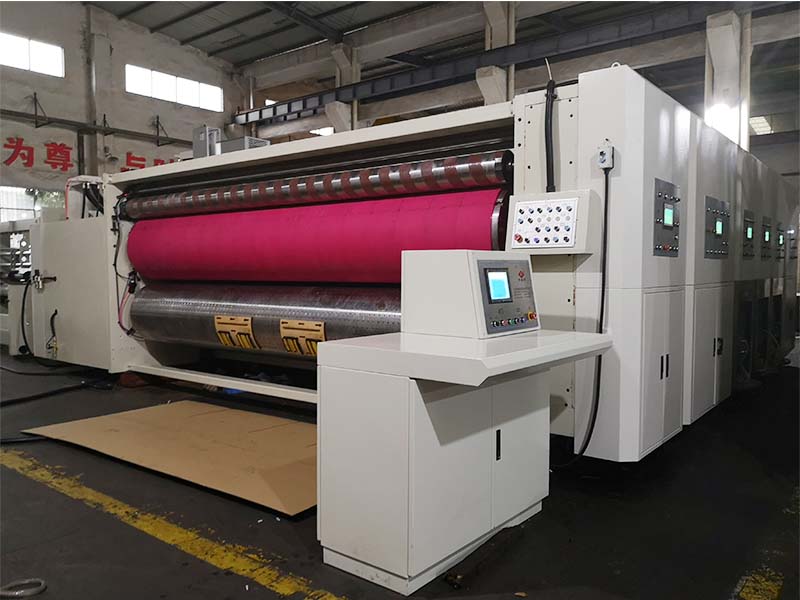 corrugated carton flexo printer machine