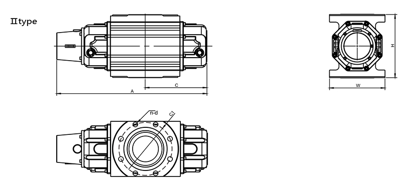 Ⅱ type roots flow meter installation