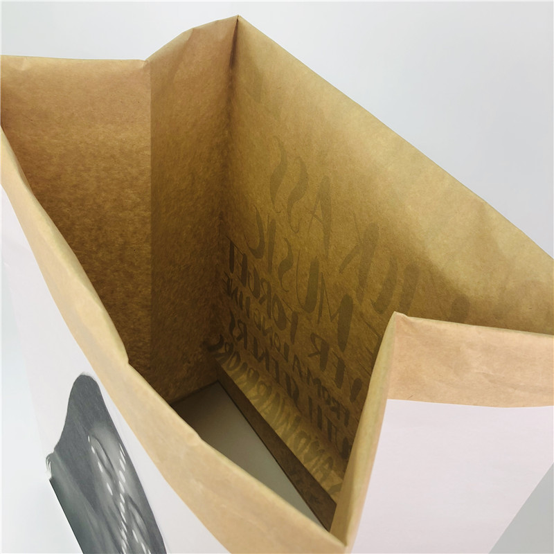 Coated Nature Kraft Paper Bag