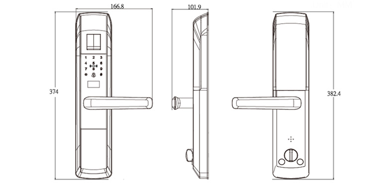 Electronic door locks for homes