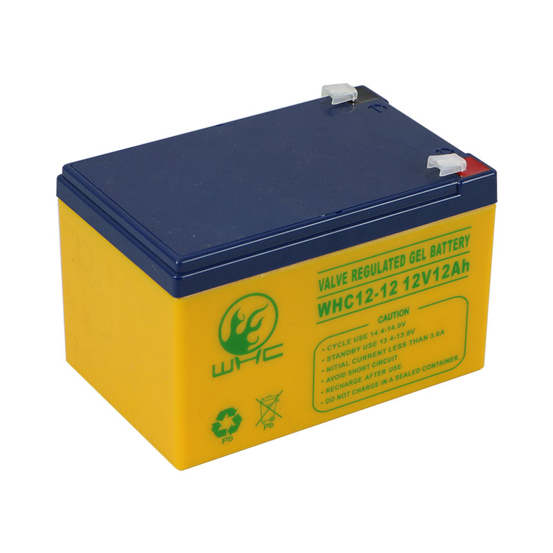 12V 12Ah Rechargeable Deep Cycle Lead Acid Gel Battery print logo