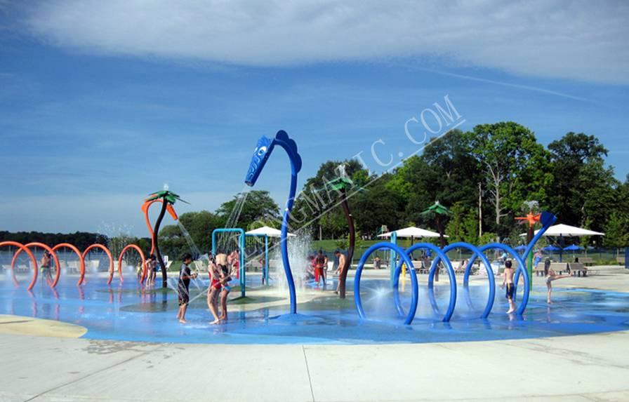 aqua park water spray playground equipment
