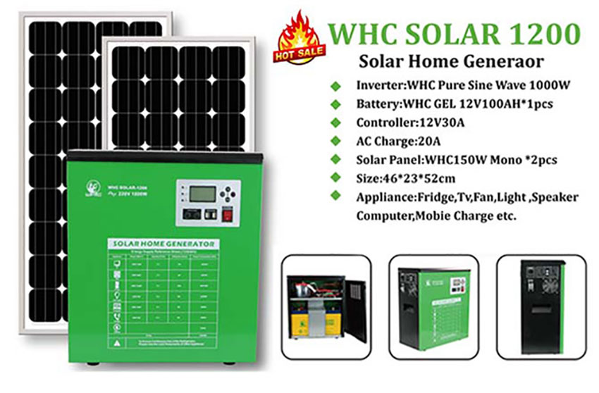 solar panel and battery kit