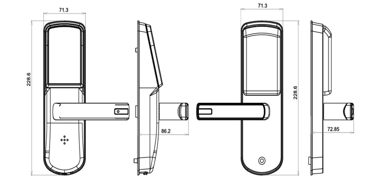 Electronic door locks for homes