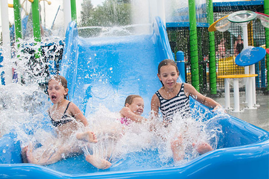 Parent-child water house playground equipment