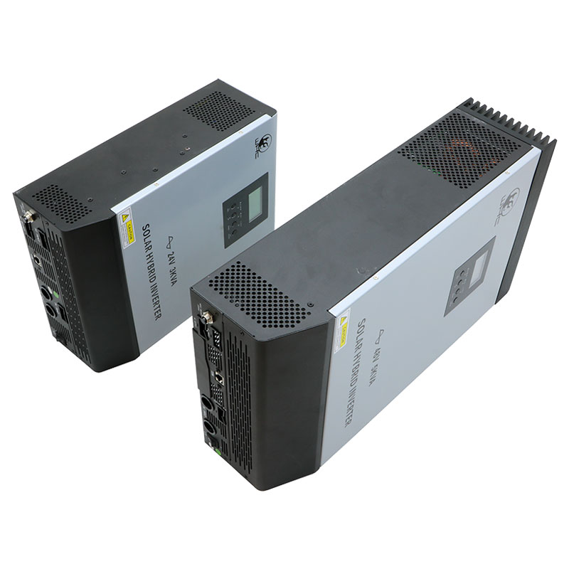 3000VA 5000VA Pure Sine Wave Off Grid Tie 24V DC To 220V AC Hybrid Solar Power Inverter side look