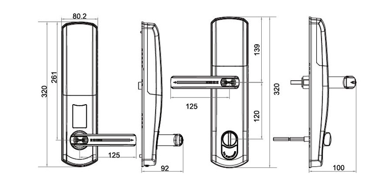 Biometric fingerprint z wave lock