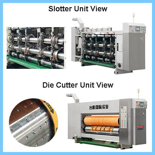 Flexo printer slotter die cutter machine for carton making