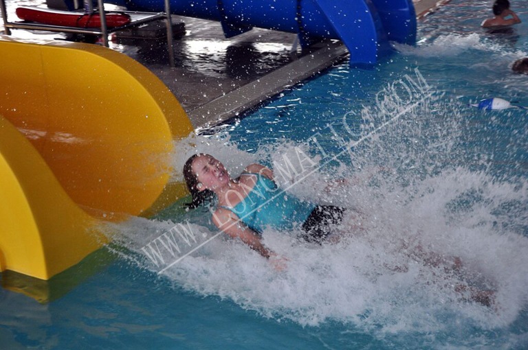 spiral water slide 