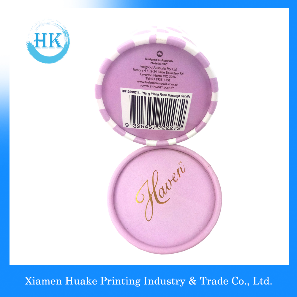 Colorful Printed Round Candle Hat Boxes Round Cardboard Boxes With Lids Colorful Printed Round Candle Hat Boxes Round Cardboard Boxes With Lids