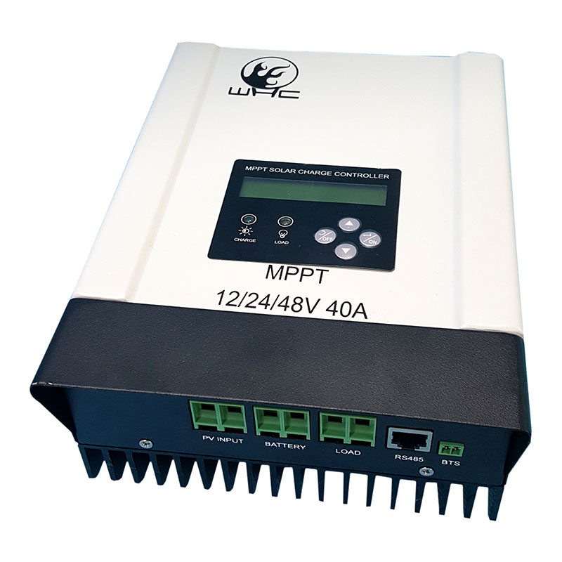 40A 12V 24V 48V MPPT Home Power Solar Charge Controller connect plug