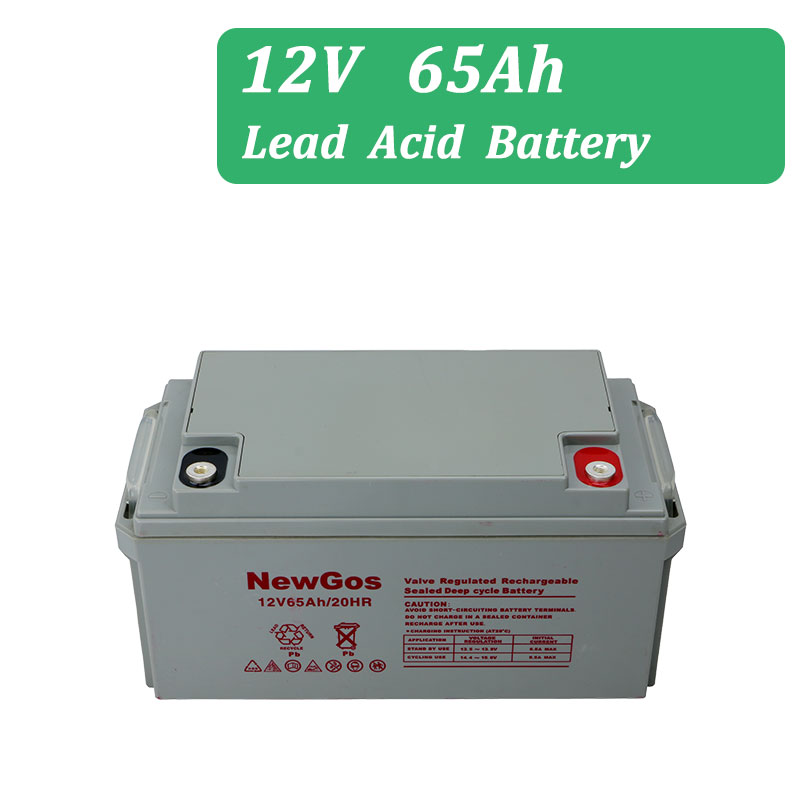 12V 65Ah Deep Cycle UPS Lead Acid Storage Battery oem