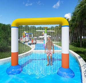 Water curtain door Water curtain door