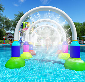 Water curtain door Water curtain door