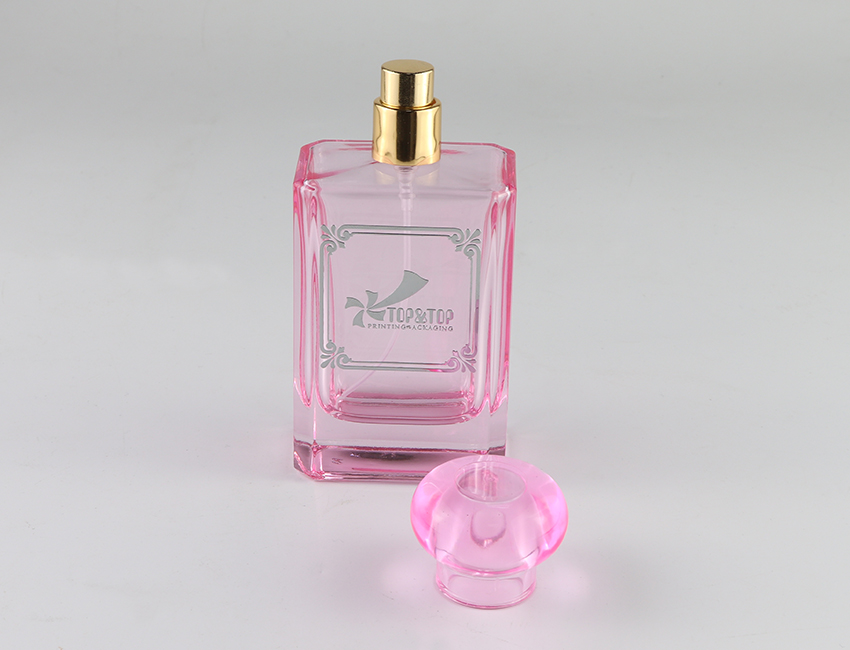 Square Glass Perfume Bottle Square Glass Perfume Bottle