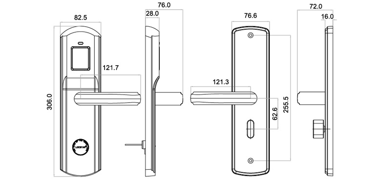 Rfid hotel door lock system