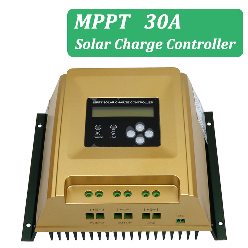 30A 12V 24V 36V 48V MPPT Solar Charge Controller LCD operate