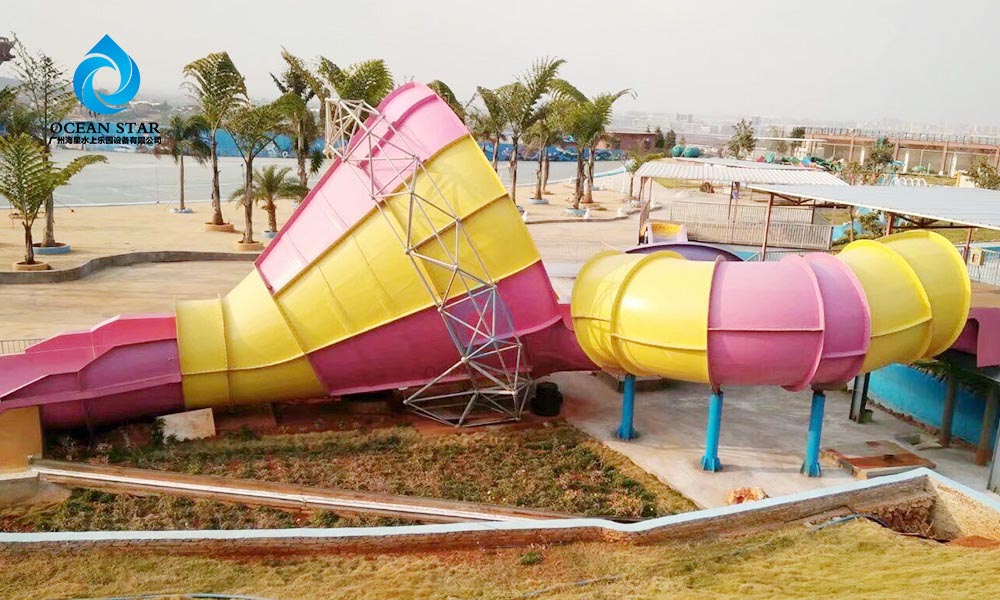 small trumpet water slide manufacturer