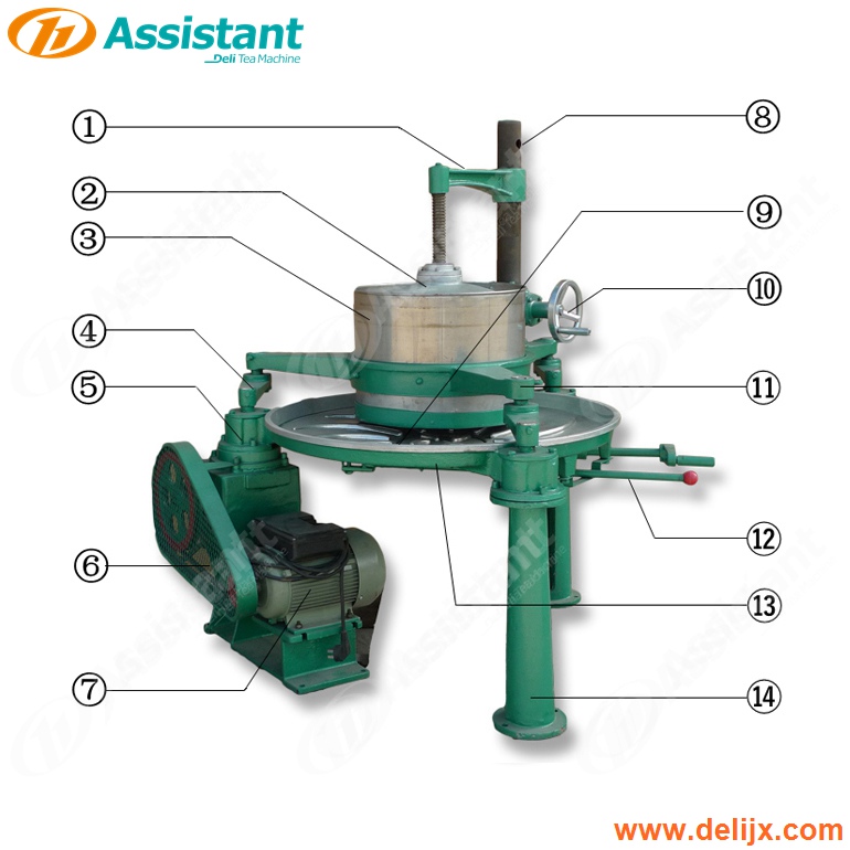 Orthodox Tea Leaf Roller Machine Green/Black Tea Rolling Processing Equipment Price 6CRT-45