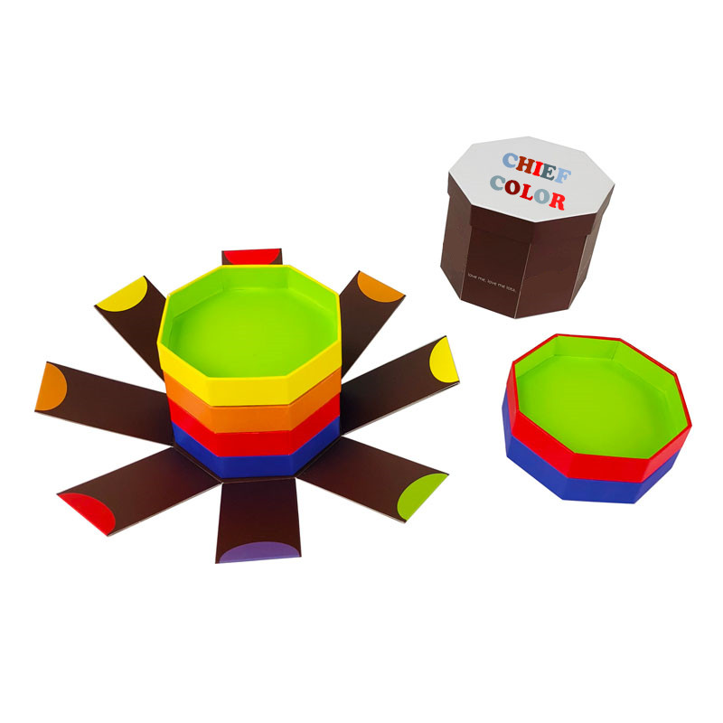 Octagonal Rigid Paper Boxes for Chocolate Packaging