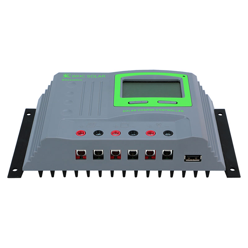 40A 12V 24V Home Power System PWM Solar Charge Controller with panel battery connecting and USB port