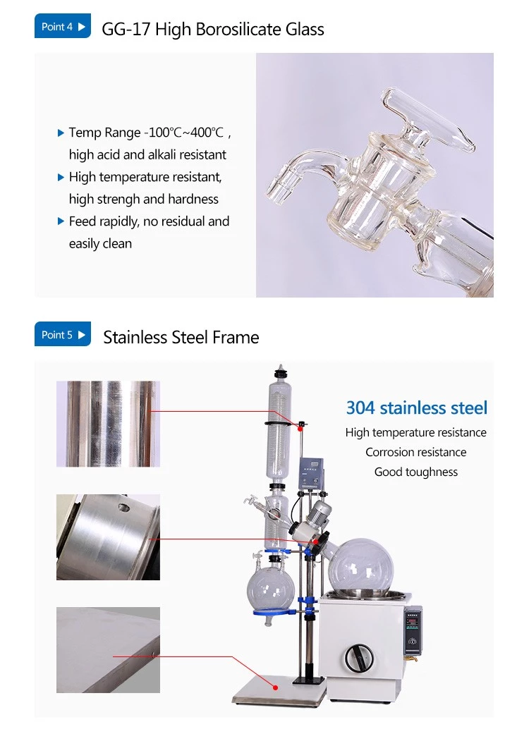 High Efficiency Glass Alcohol Distillation Equipment