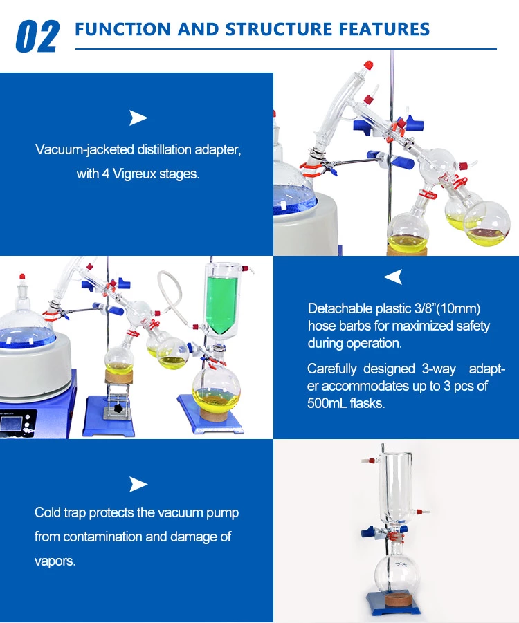 Laboratory Chemicals Short Path Fractional Distillation Kit