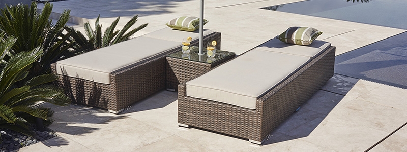 wicker sun lounger wicker sun lounger
