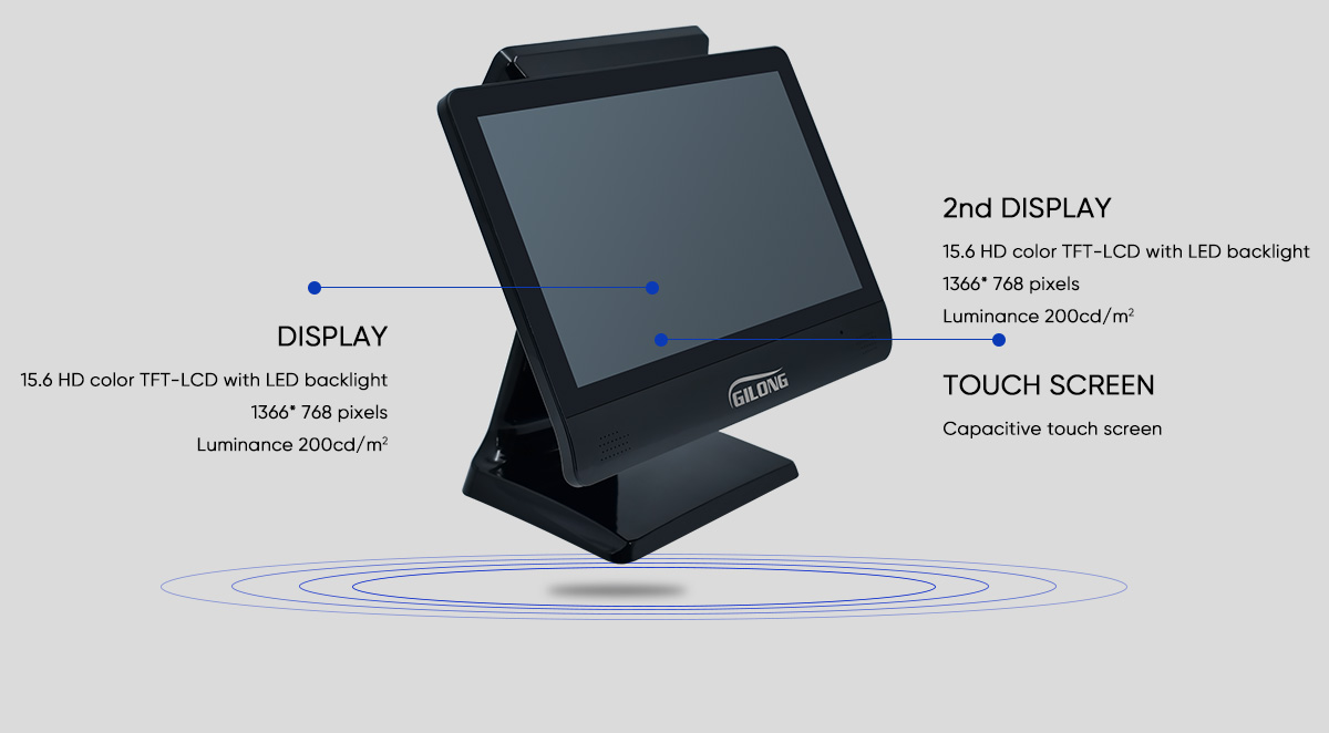 cash register with credit card reader