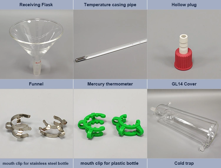 Lab 2L Short Path Fractional Distillation Glassware Mini Equipment