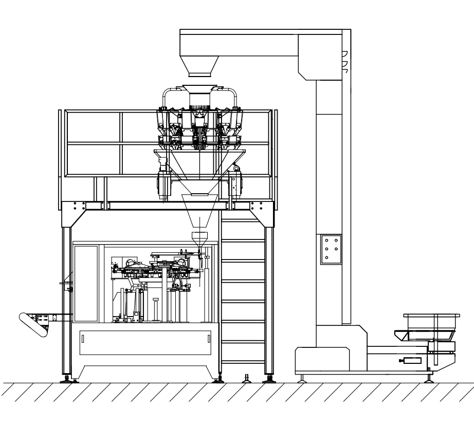 Premade doypack bag rotary granule pouch packing machine Premade doypack bag rotary granule pouch packing machine