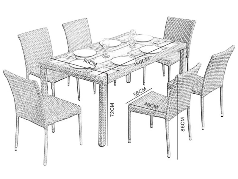 Dining set furniture