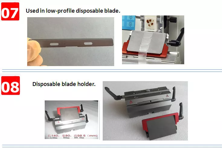 Pathology Slice Manual Tissue Handwheel Microtome Leica type with lowest price