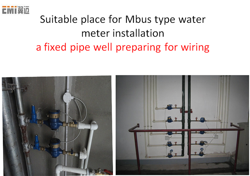 how to install AMR water meter