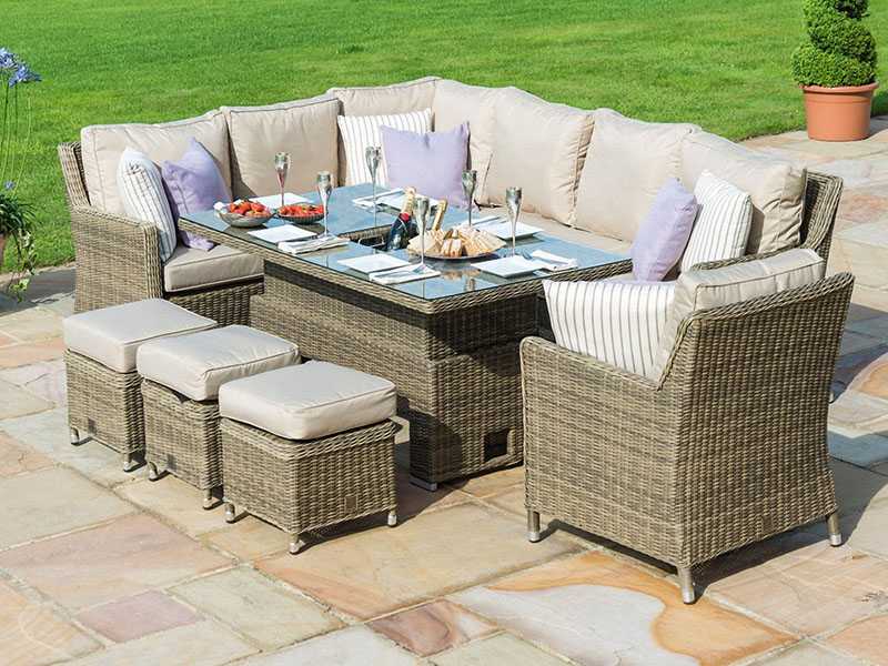 Wicker Patio Dining Set