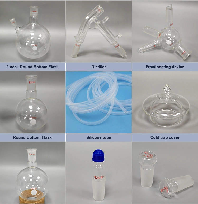 Lab 2L Short Path Fractional Distillation Glassware Mini Equipment