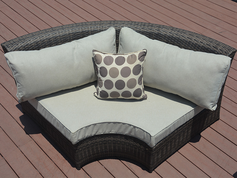 Patio rattan sofa furniture