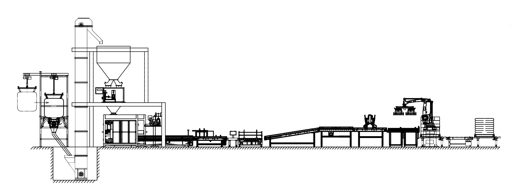 Fully automatic bagging machine