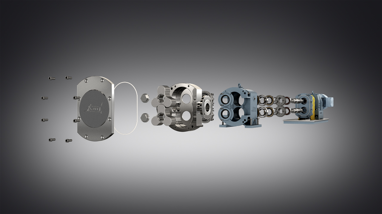 Stainless steel cooked Starch lobe pump Stainless steel cooked Starch lobe pump