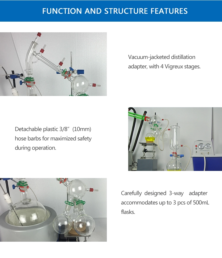 Digital Display 5L Laboratory Short Path Distillation