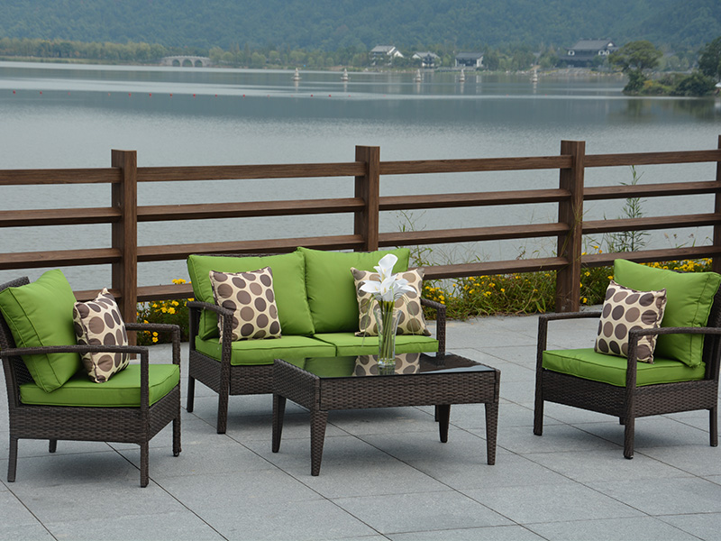 Patio rattan sofa furniture